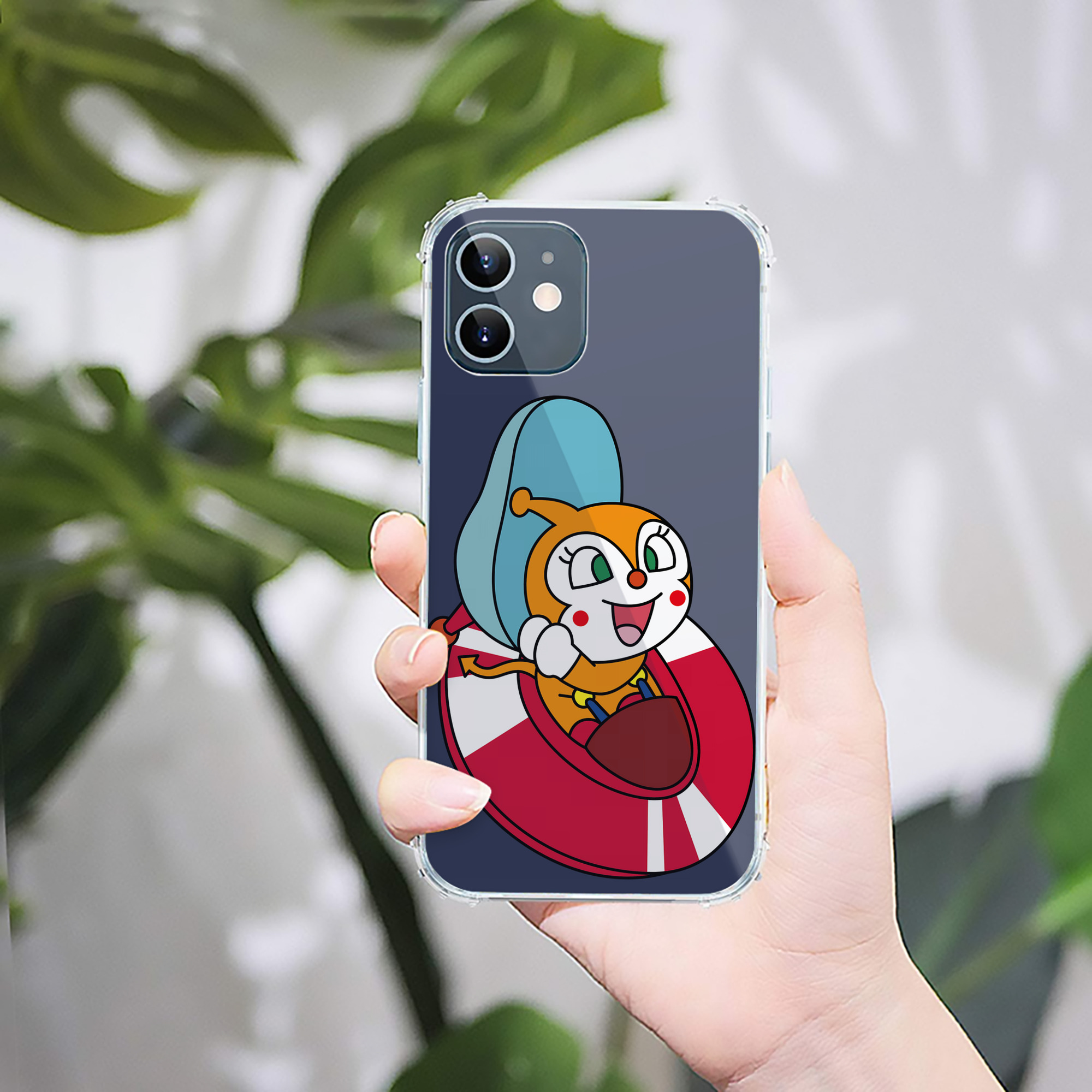 （画像用） アンパンマン Anpanman 【iPhone 12シリーズ対応】透明スマホケース（クリアソフトケース）